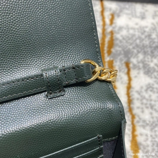 Tony Luxuries CHAIN CASSANDRE MATELASSÉ WALLET YSL 0820